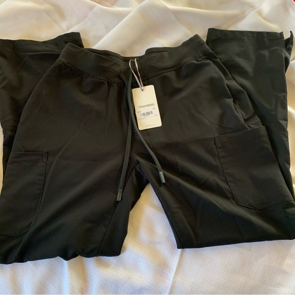 Black Mandala Scrub Set